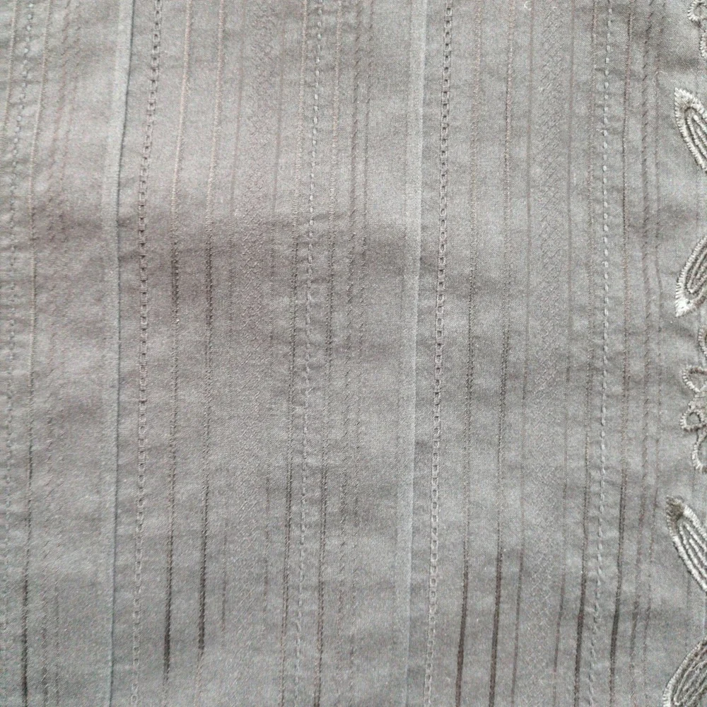 Black‎ Embroidered Mini Pleated Men's Button Down Shirt International Laundry 2X